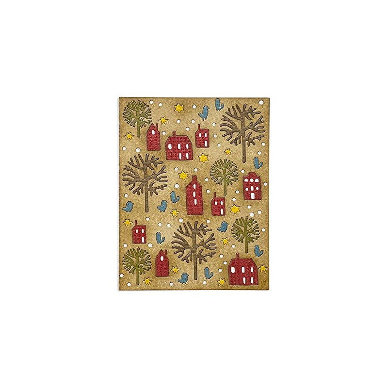 Sizzix Thinlits The Countryside by Tim Holtz, 665558, Plastic, Multicoloured,