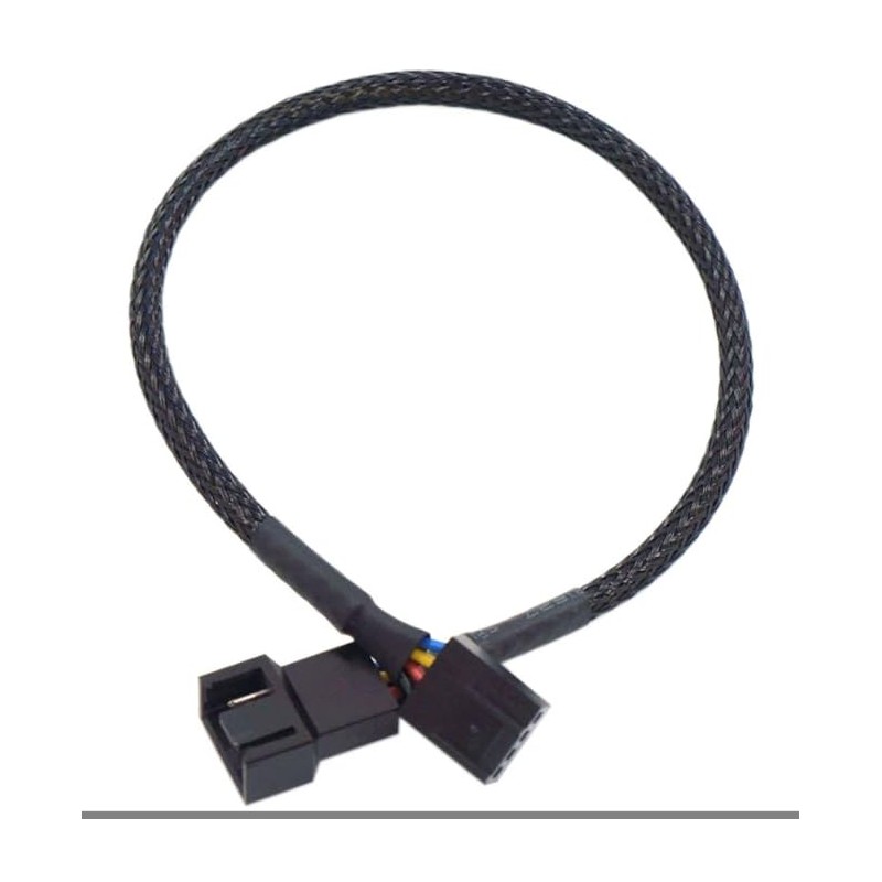 UMLIFE 2 PCS 10" 4 Pin Fan Extension Power Cable