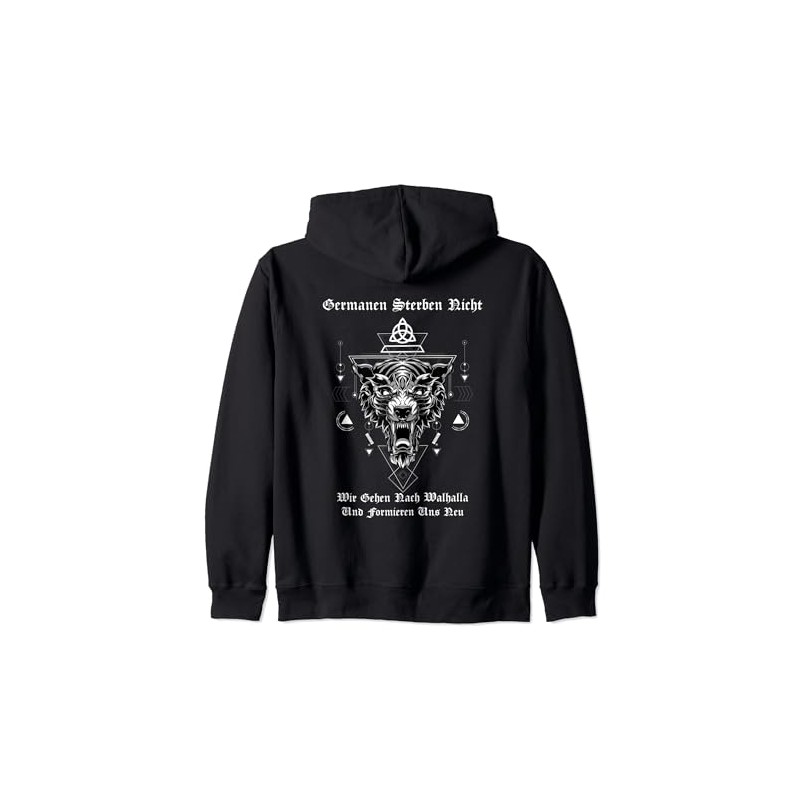 Germanen Sterben Nicht Wir Ggehen nach Walhalla und Shapieren Hooded