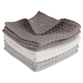 6 Pcs Barista Cloth, Microfiber Waffle Towel, 30×30cm Coffee Cloth Barista