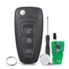 GZXNKEY For Ford Key Fob 433Mhz 4D63 Chip For Ford