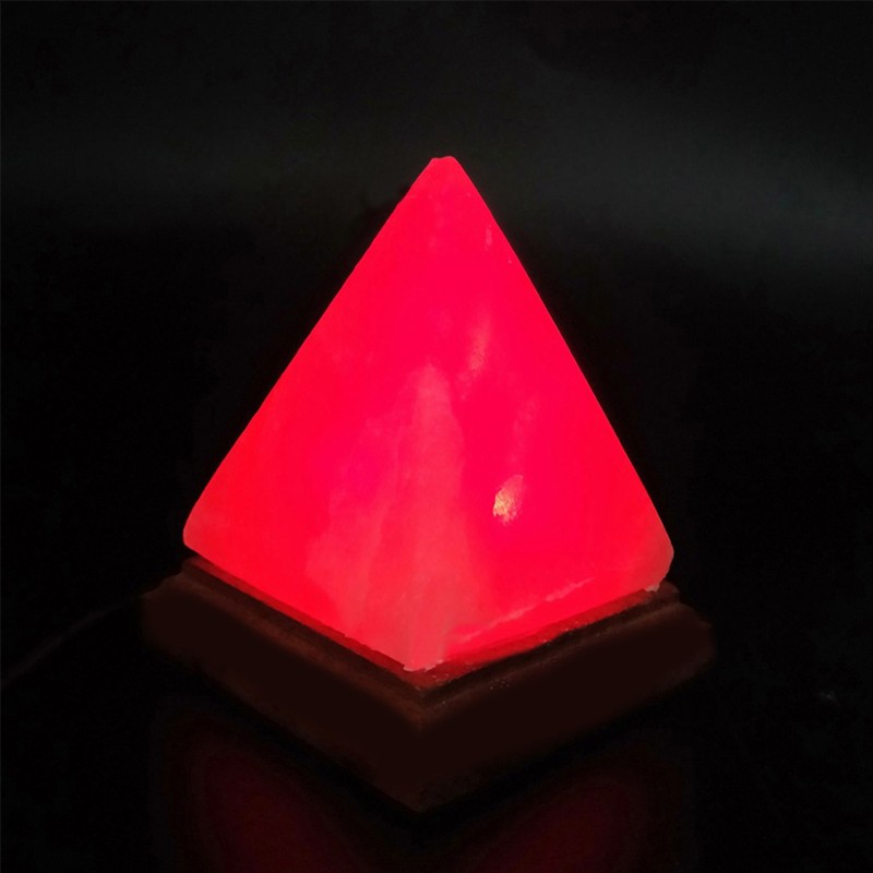 USB Charging Crystal Salt Lamp Air Purifier Color Changing Himalayan