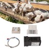 4PCS Digital PID Thermostat Quick Response Temperature Controller with Thermocouple