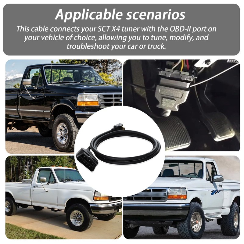 for SCT X4 Cable, OBD2 Cable Compatible with Xcalibrator X4
