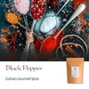Black Pepper Whole Corns Organic - Gourmet Black Peppercorn -