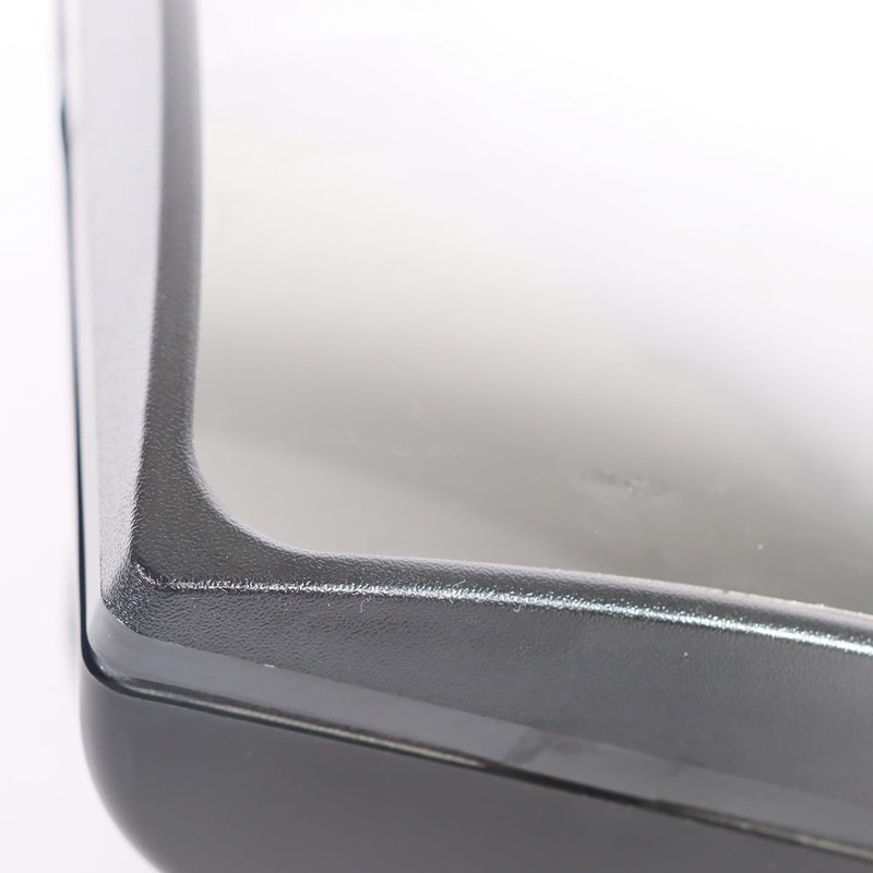 Black Square Convex Hood Mirror Head for 2008-2018 International Prostar