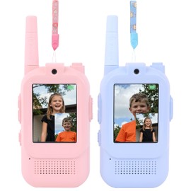 LOUKIENE Video Walkie Talkies for Kids, Facetime Walkie-Talkie with Screen