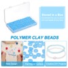 PATIKIL 4000 Pcs Clay Beads Bracelet Making Kit, 4mm Flat