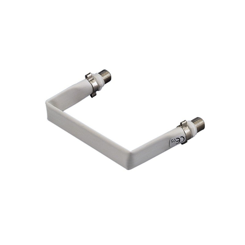Hama 00122492 Window Feed-Through F Coupling to Coupling White
