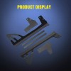 Nilight 50Inch 2PCS LED Light Upper windshield Mounting Bracket For