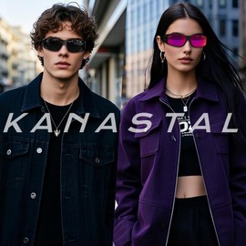 KANASTAL Wrap Around Sunglasses Men Women Polarized UV400 Sun Glasses Fit Over Design Shades Unisex Over Glasses Sunglasses (Matte Black/Black+Matte Black/Mirror Plum)