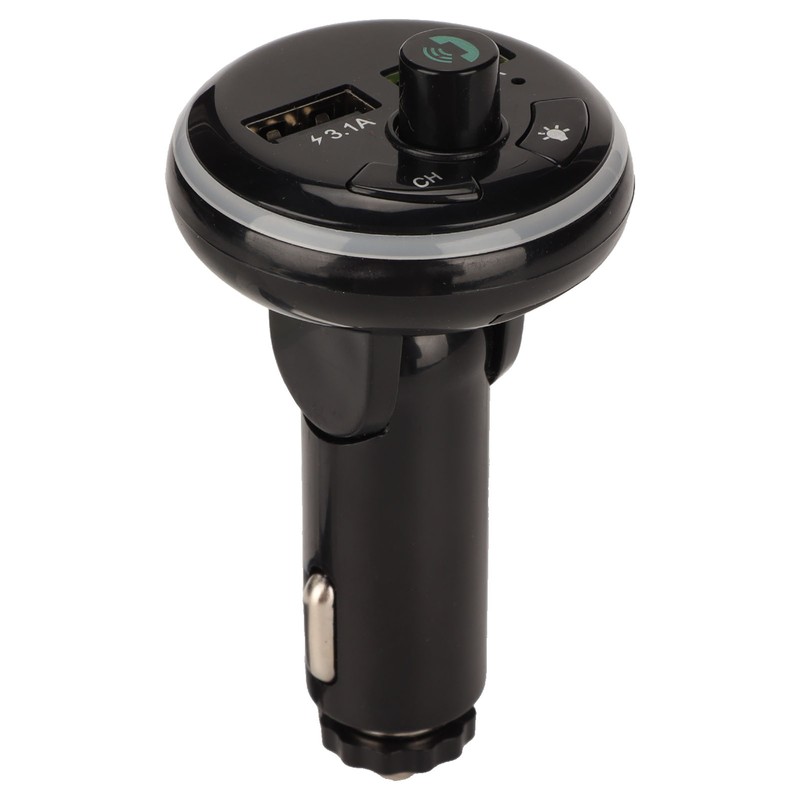 Car Blue Tooth FM Transmitter USB Data Interface Dimensional Sound