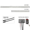 LEDGlow 4pc Purple Flexible Car Slimline LED Underbody Underglow Accent