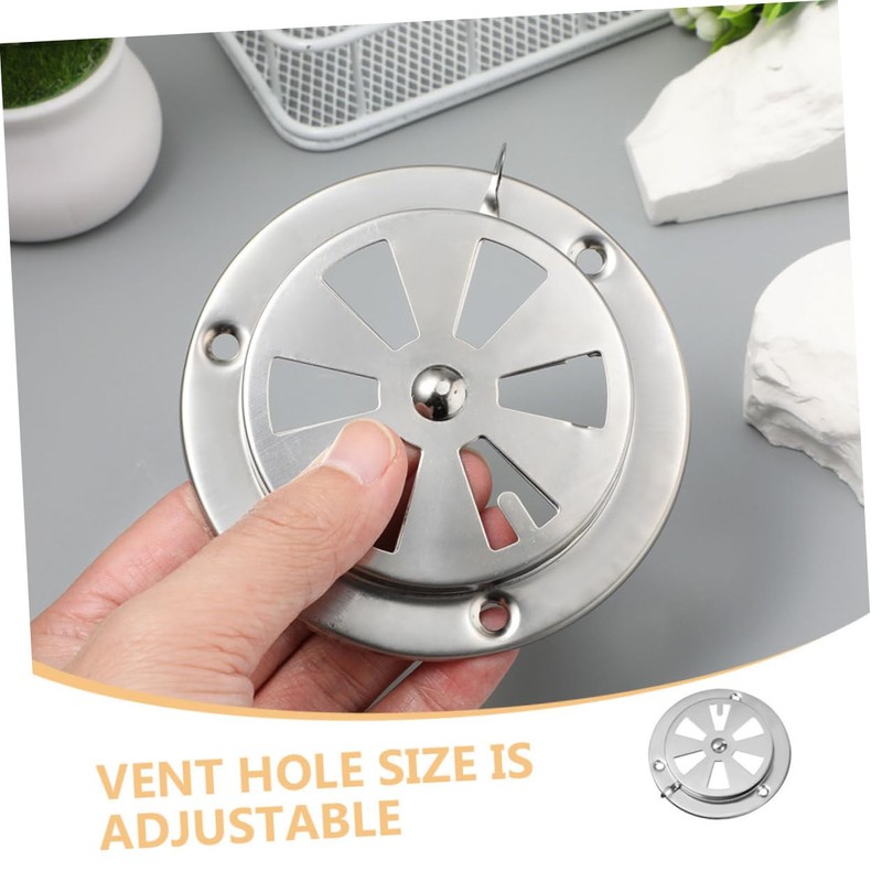 WOONEKY Modern Style Oven Air Vent Covers Stainless Steel Vent