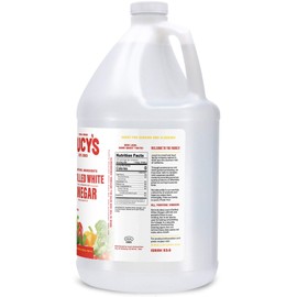 Lucy's Family Owned - Natural Distilled White Vinegar, 1 Gallon (128 oz) - 5% Acidity (White Vinegar, 1 Gallon (128 fl oz.))
