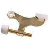 Hardware Essentials 852357 - Tope de puerta con bisagra chapado