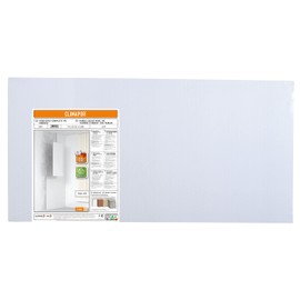 CLIMAPOR Energy Saving Insulation Board Primed White 1 x 0.5 m x 4 mm 6 Packs (= 24 m²) Interior Insulation