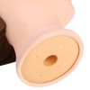 Washable Mannequin Head, Environment-Friendly Heat-Resistent Human Hair Styling Training Head,