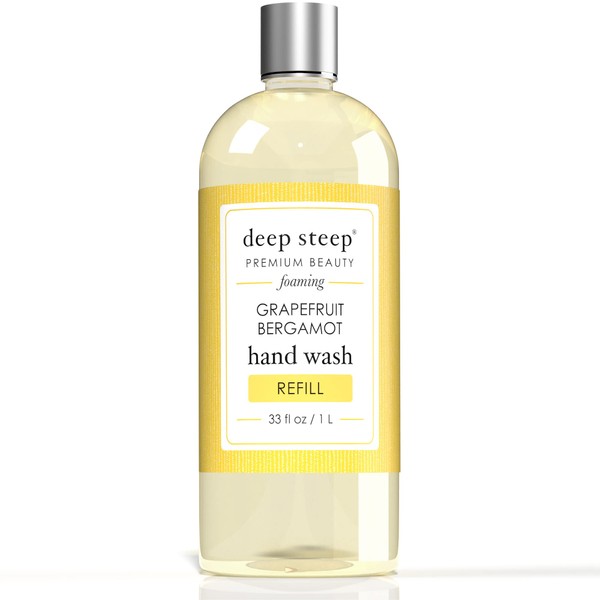 Deep Steep Foaming Hand Wash Refill (Grapefruit Bergamot, 33.6 oz)