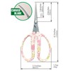 CHIKAMASA CRI-550SRF(Cherry Blossom), The Specialty Trimming Precise Scissors, Stainless Steel