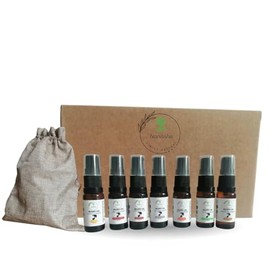 Handmade Beard Oil - Argan & Jojoba Oils-Natural Ingredients Blend for Healthy Growth Hydrate, Moisturise, Softens & Strengthens (Discovery Box (Kit of 7 Bottles), 10ml x 7)