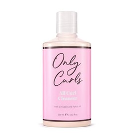 Only Curls All Curl Cleanser, 300ml, Curly Hair Care Shampoo, Sulphate-free, Gentle Formula, Hydrated, Defined & Frizz-Free Curls, Vegan & Cruelty Free, Vegan & Cruelty Free, For All Curly Hair Types