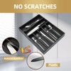 Besilord Silverware Organizer Kitchen Drawer Organizer Utensil Organizer Bamboo Silverware