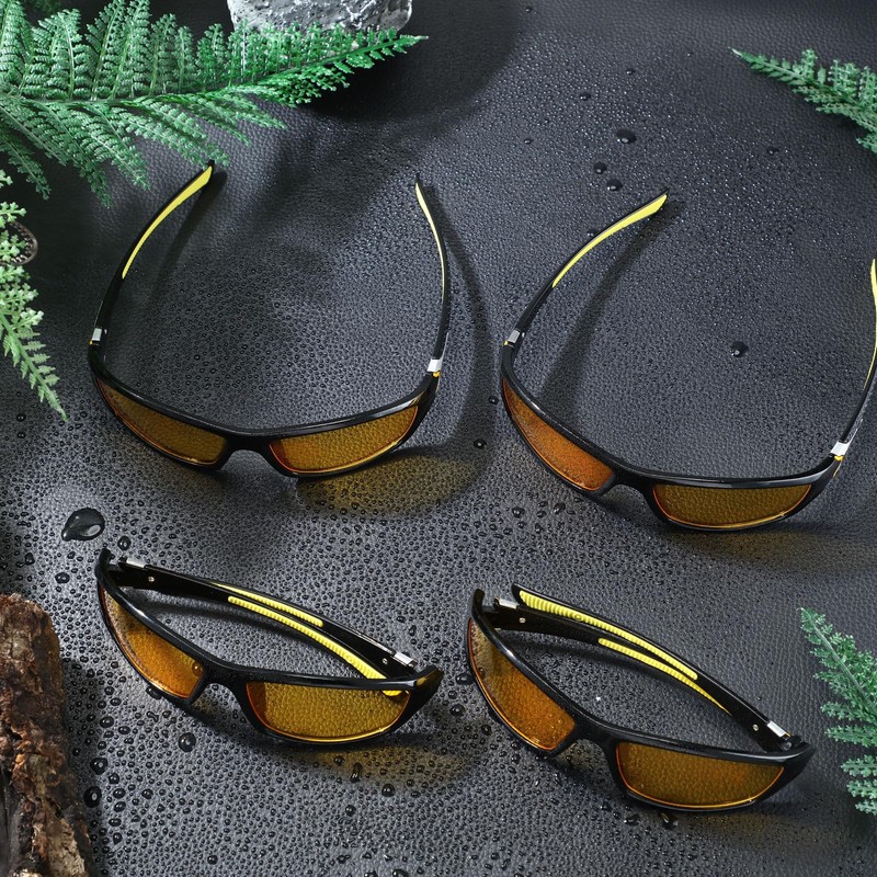 TOODOO 4 Pairs Men Polarized Sunglasses with UV Protection Driving