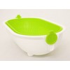 Kokubo Strainer Spin Wheel Colander Oval Grey KK-313