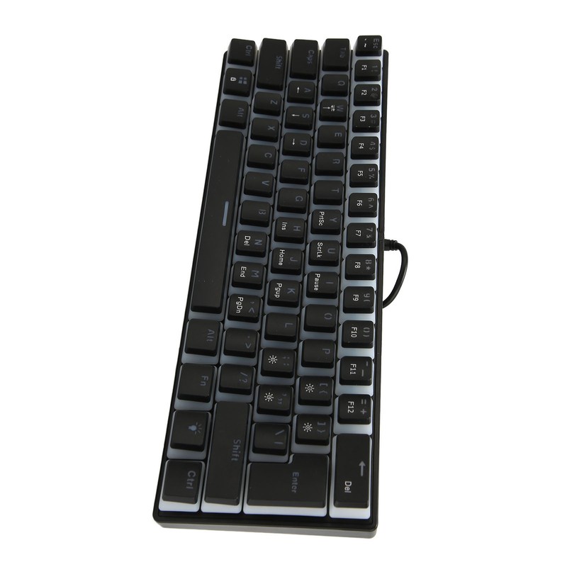 Mechanical Keyboard 61 Key RGB Lighting Blue Switch Ergonomic 60%