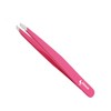 Pink Facial Hair Tweezers - Non Slip Grip Slant Sharp