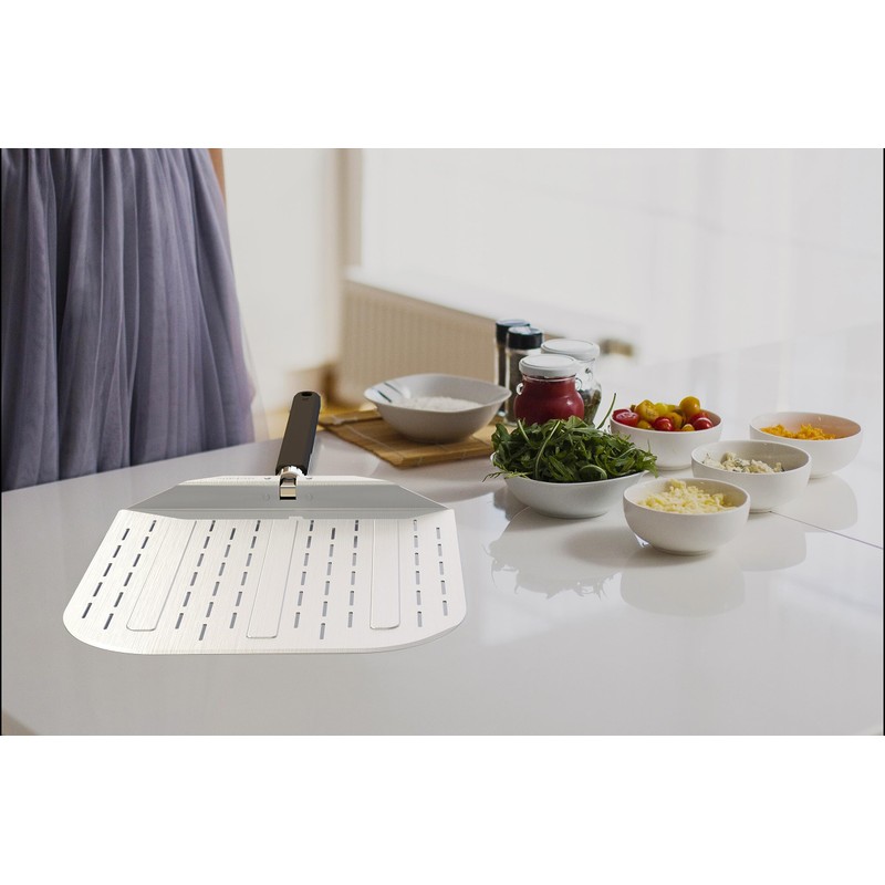 neatNuseful Pizza Peel 12 inch with Long Foldable Handle –