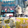 Blue Tinsel Curtains for Birthday Party Decorations, Photo Booth Backdrop