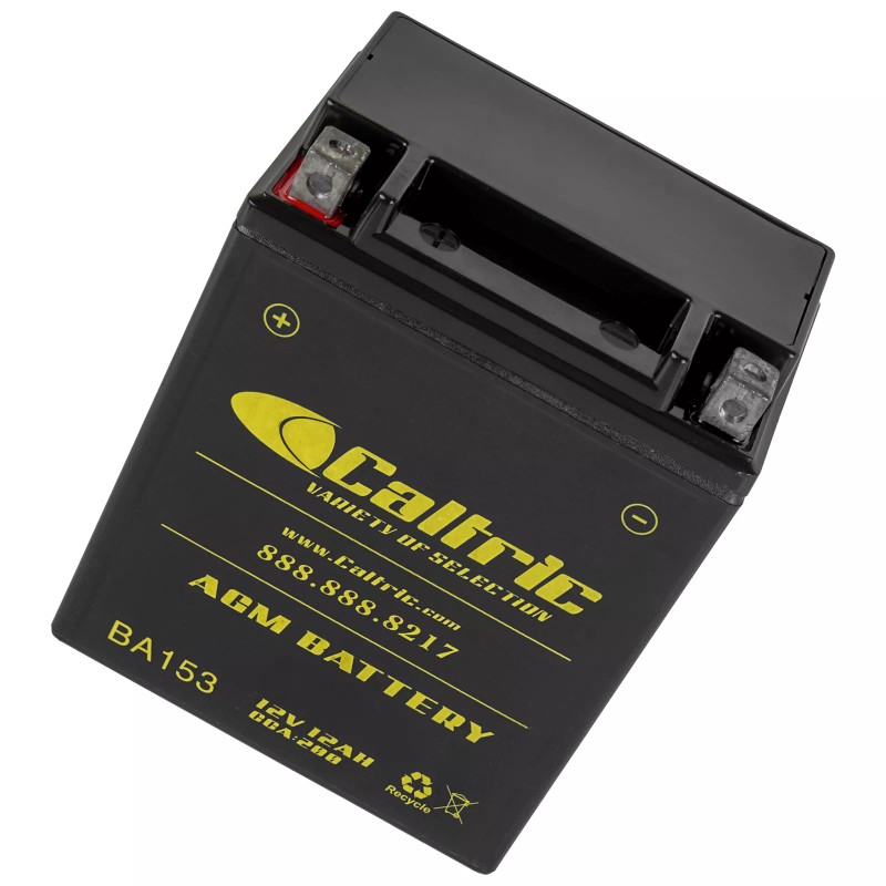 Caltric AGM Battery for Yamaha Kodiak 400 YFM400 4WD 1993