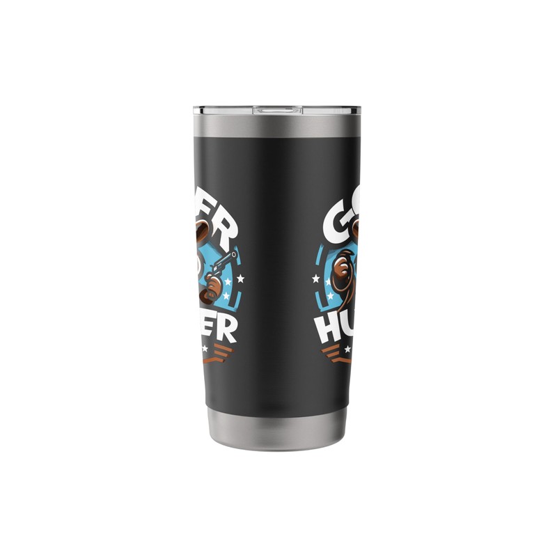 Gopher Hunter USA Gopher Hunting Trap Stainless Steel Insulated Tumbler