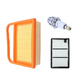 AUMEL Air Filter Chainsaw Accessory with Additional Filter Spark Plug for Stihl TS410 TS410Z TS420 TS420Z Concrete Saw Replaces 42381410300