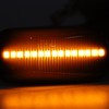Amber Side Marker Light Fender Turn Signal Lamp 3000K Smoky