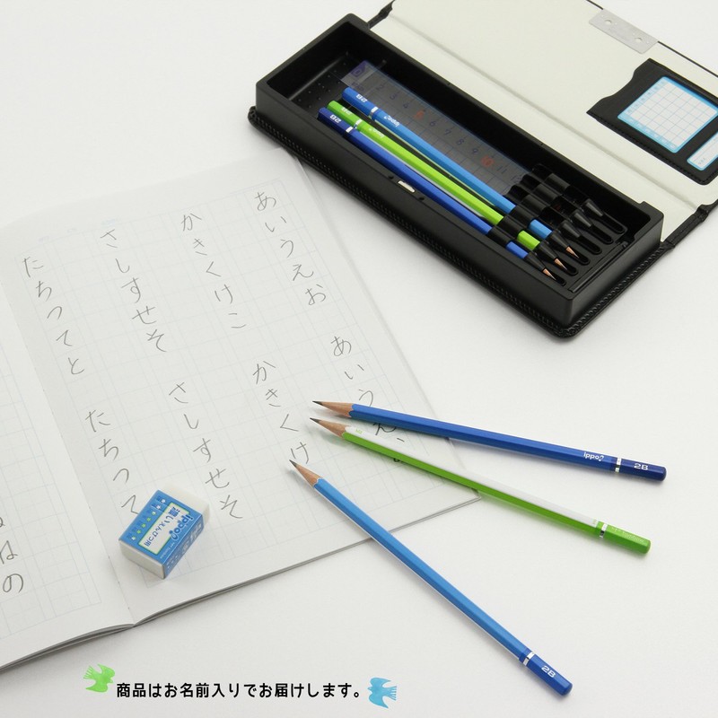 トンボ鉛筆 鉛筆 ippo! 名入れかきかたえんぴつ 2B れん KR-KPLM01-3 6本入