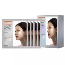 IOPE 아이오페 마스크팩 멀티비타민 토닝 겔 기미 잡티 5매 BNS IOPE Mask Pack Multi-Vitamin Toning Gel for Dark Spots 5 Sheets BNS