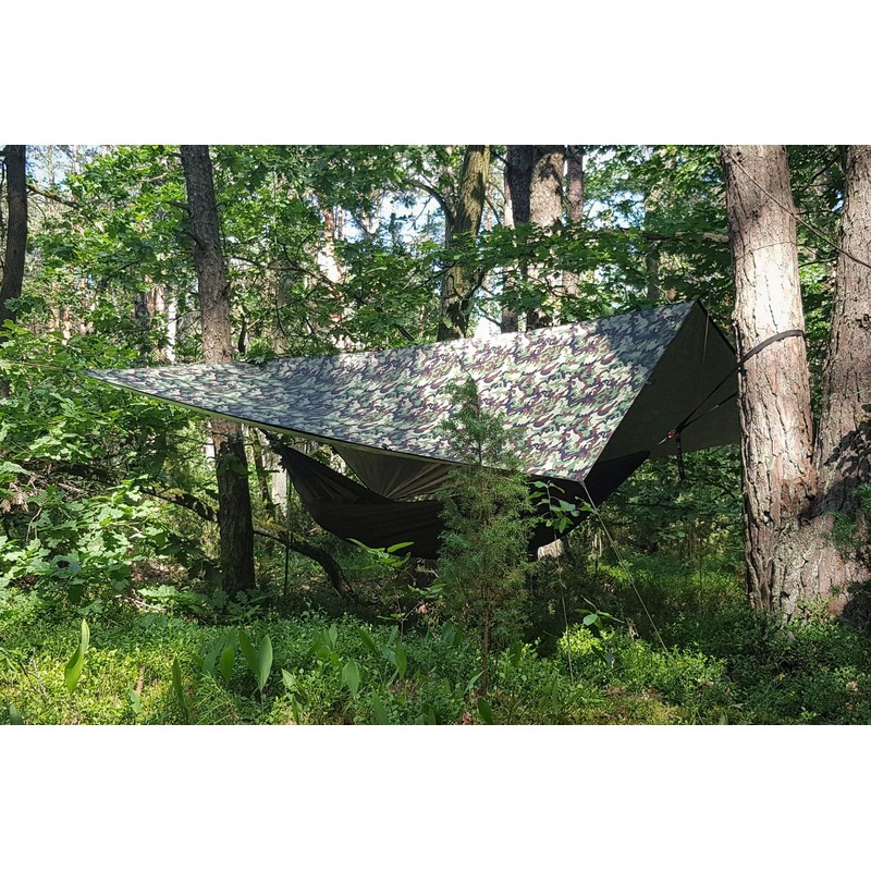 Bushmen Thermo Tarp 3 x 3 m Camouflage Rain Canopy
