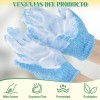 12pares Guantes Exfoliantes Ducha Baño Body Spa Fibra Unisex