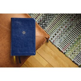 NKJV, Thompson Chain-Reference Bible, Handy Size, Leathersoft, Navy, Red Letter, Thumb Indexed, Comfort Print