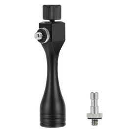 Adaptador de trípode binocular de 1/4-20 rosca montaje rápido desmontable adecuado para la mayoría de prismáticos Porro y techo (negro) Accesorios prismáticos universales de aluminio Zhongzhen