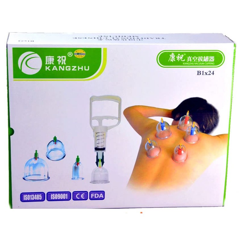 Kangzhu 24-Cup Biomagnetic Chinese Cupping Therapy Set