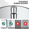 1 x Round Shower Head, Rain Shower Head Made of