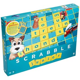 Mattel Games Y9671 Scrabble Junior (Dutch) Woordspel for Children 5 Years