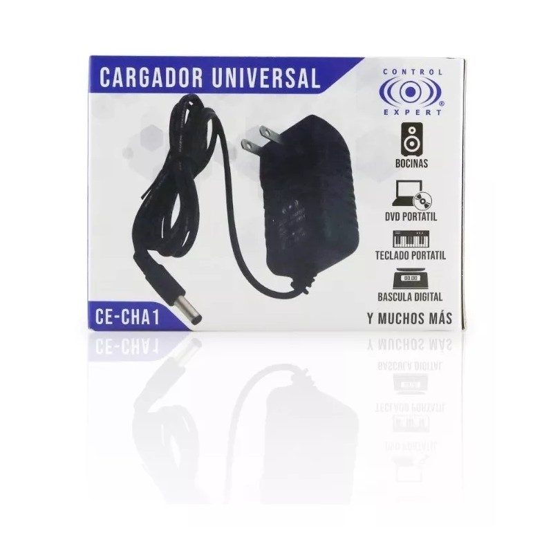 Control Expert Eliminador Cargador Corriente Adaptador 12v 1 Amp Bocinas