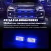ELECHOI 8pcs 12-LED Emergency Strobe Light Ultra Slim Grille Flashing