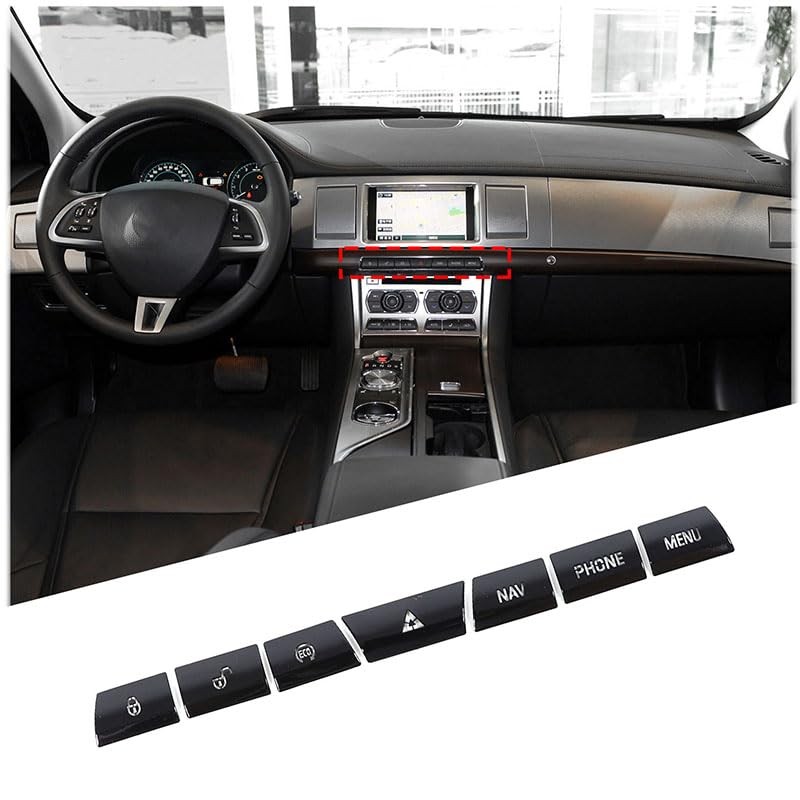 Car Multimedia Button Cover Suitable for Jaguar XF 2012-2015, 7