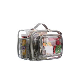 Augbunny PVC Multi-Purpose Clear Travel Makeup Bag Cosmetic Organizer Case Bathroom Storage Bag Picnic bag Handheld Webbing Bag Large